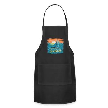 Sail Away - Adjustable Apron - black - Front - Julia (174cm)