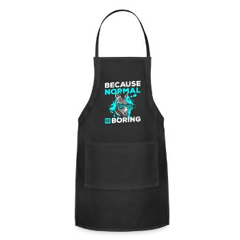 Safari Wilderness Nature Conservation - Adjustable Apron - black - Front - Julia (174cm)