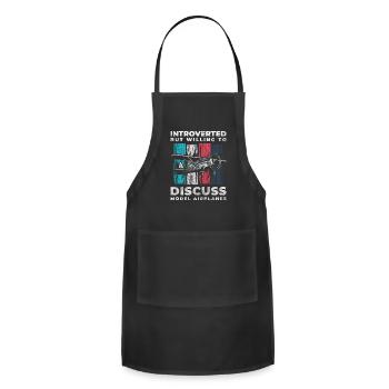 Model Airplane Air Traffic Pilot - Adjustable Apron - black - Front - Julia (174cm)
