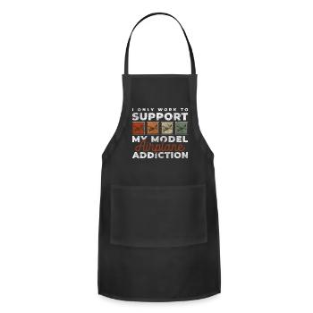 Model Airplane Model Maker Aircraft - Adjustable Apron - black - Front - Julia (174cm)