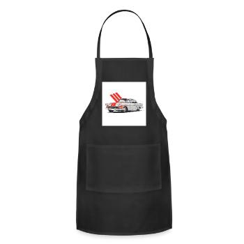 Silver Streak - Adjustable Apron - black - Front - Julia (174cm)
