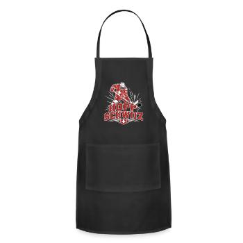 Hopp Schwiiz Ice Hockey Player Action - Adjustable Apron - black - Front - Julia (174cm)