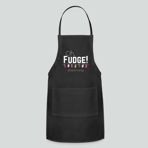 Oh, Fudge! (White Design) - Adjustable Apron