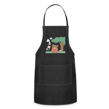 Time To Relax - Adjustable Apron - black - Front - Julia (174cm)