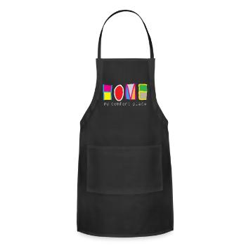 Home Shape - Adjustable Apron - black - Front - Julia (174cm)
