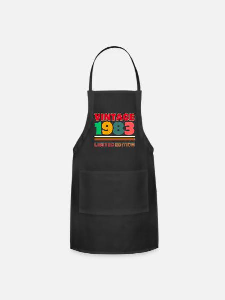 Vintage 1983 Limited Edition - Adjustable Apron - black