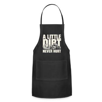 A Little Dirt Never Hurts ATV - Adjustable Apron - black - Front - Julia (174cm)