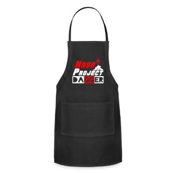 Nasa DAGGER PROJECT off wifi - Adjustable Apron - black - Front - Julia (174cm)