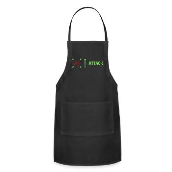 Battlefield Sniper Game - Adjustable Apron - black - Front - Julia (174cm)