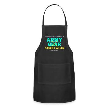 Army gear - Adjustable Apron - black - Front - Julia (174cm)