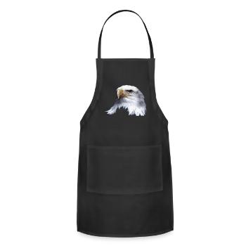 Eagle, Sea Eagle,brid,animal,animals,nature,head - Adjustable Apron - black - Front - Julia (174cm)