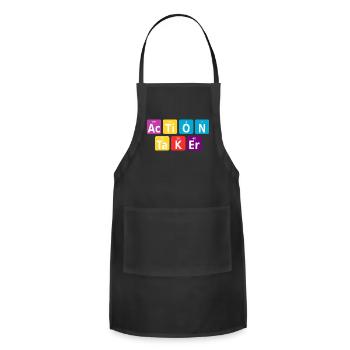 Action taker vintage - Adjustable Apron - black - Front - Julia (174cm)