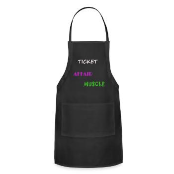Ticket Affair Muscle - Adjustable Apron - black - Front - Julia (174cm)