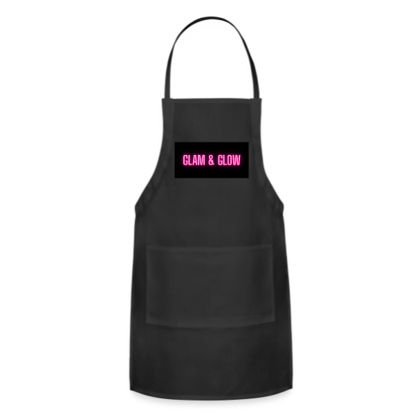 Glam Glow Black - Adjustable Apron