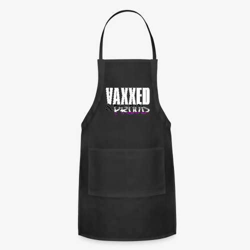 Vaxxed & Proud Asexual Pride Flag - Adjustable Apron