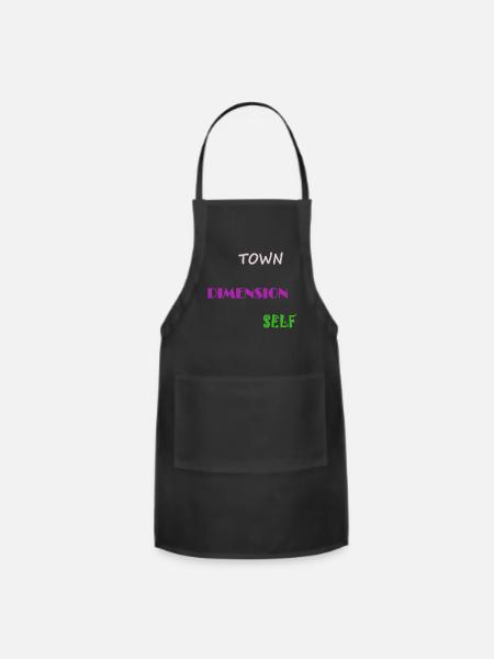 Town Dimension Self - Adjustable Apron - black