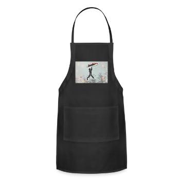 Umbrella Boy - Adjustable Apron - black - Front - Julia (174cm)