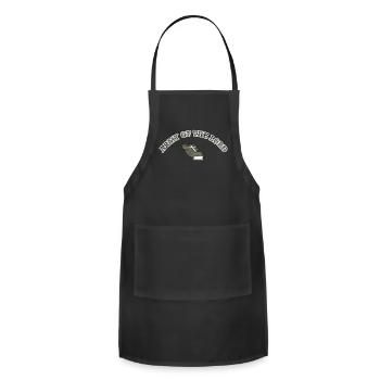 Army of the Lord camo w/ Bible - Adjustable Apron - black - Front - Julia (174cm)