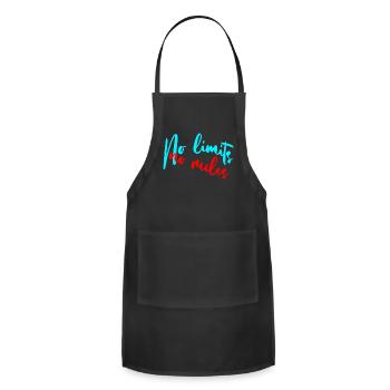 No Limits No Rules - Adjustable Apron - black - Front - Julia (174cm)