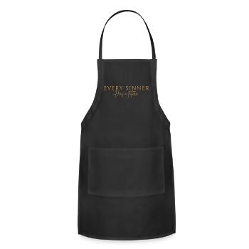 every sinner has a future - Adjustable Apron - black - Front - Julia (174cm)