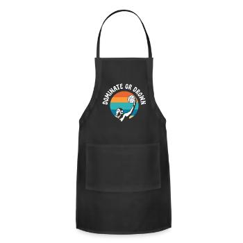 Dominate Or Drown Water Polo Driver - Adjustable Apron - black - Front - Julia (174cm)