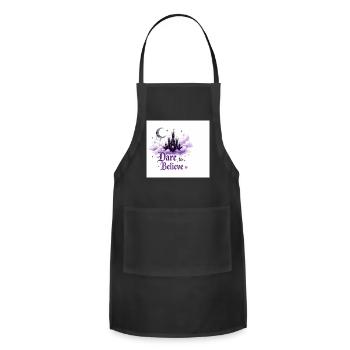 Dare to Believe: Moonlit Castle Dream - Adjustable Apron - black - Front - Julia (174cm)
