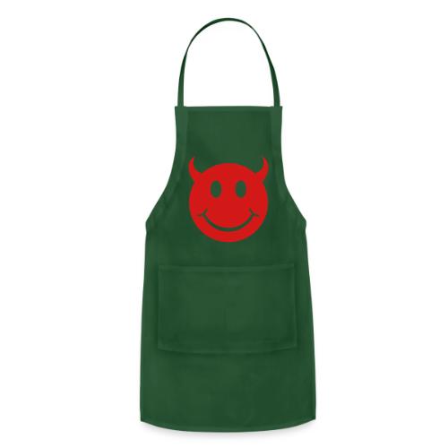 Smiley Devil Face - Adjustable Apron