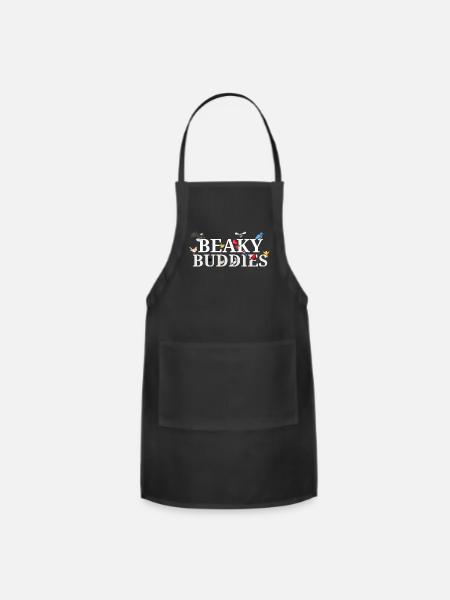 Beaky Buddies. - Adjustable Apron - black