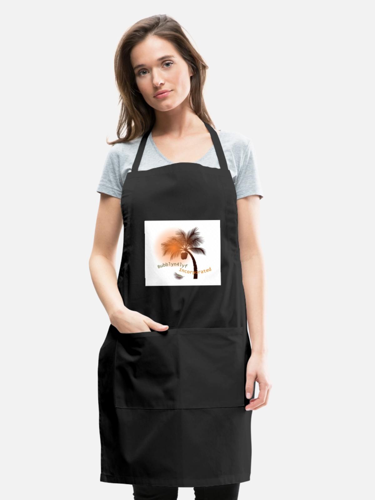 page 6 - Adjustable Apron - black - Front - Julia (174cm)