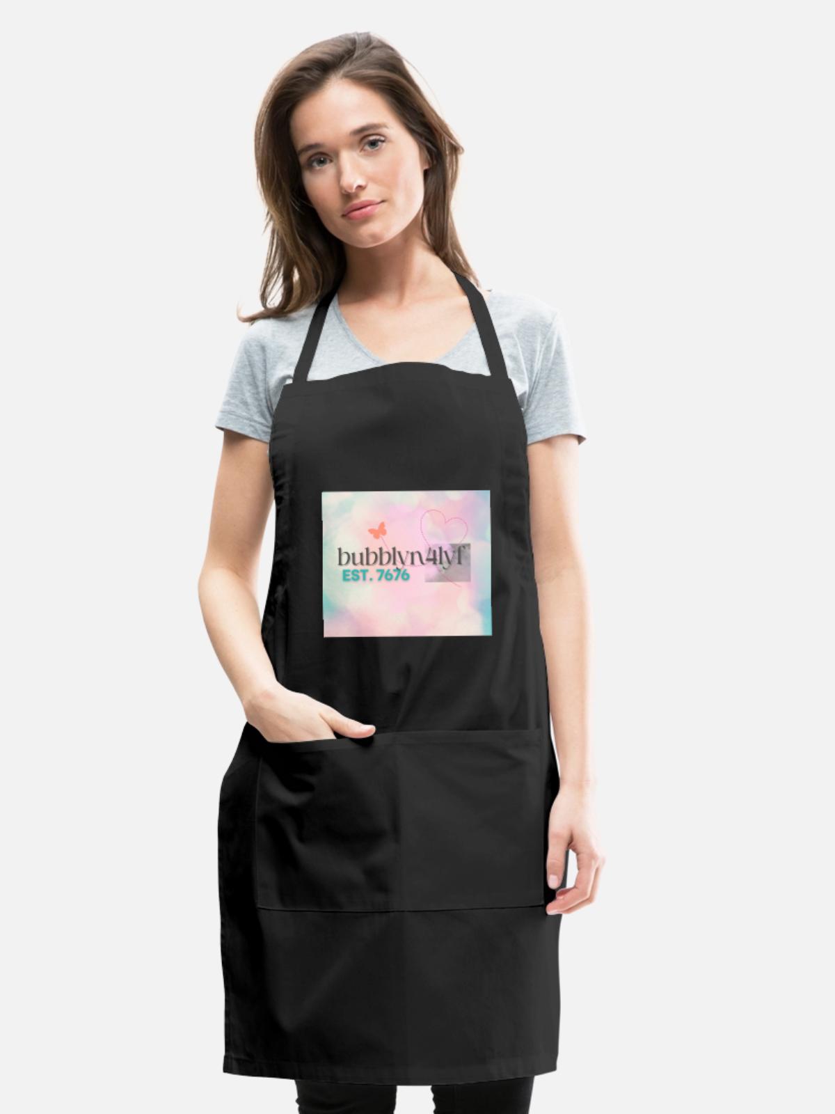 page 4 - Adjustable Apron - black - Front - Julia (174cm)