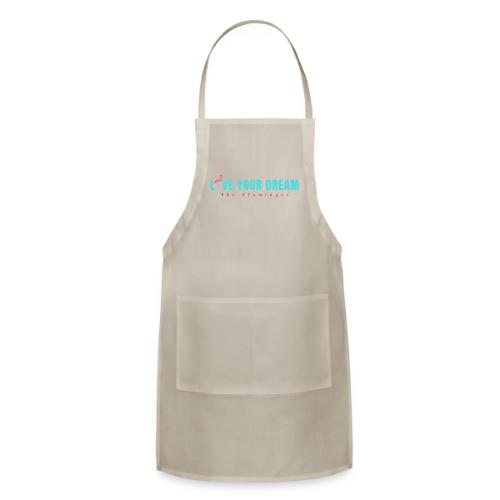 Live Your Dream w/Flamingo Bird - Adjustable Apron