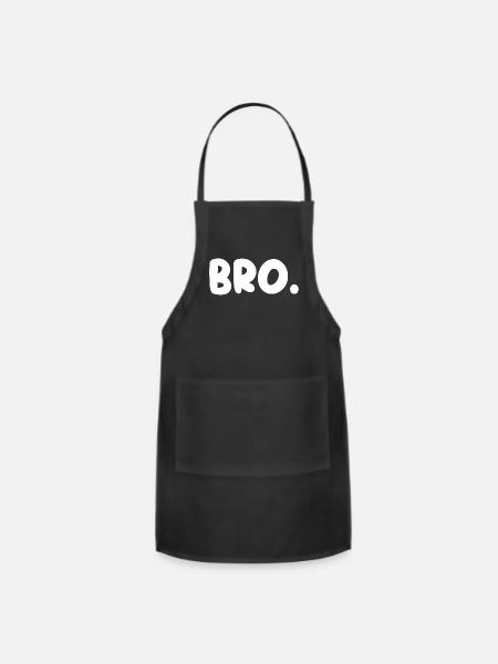 Bro! - Adjustable Apron - black
