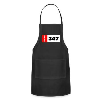 OHI ON 347 -It's Over - Adjustable Apron - black - Front - Julia (174cm)