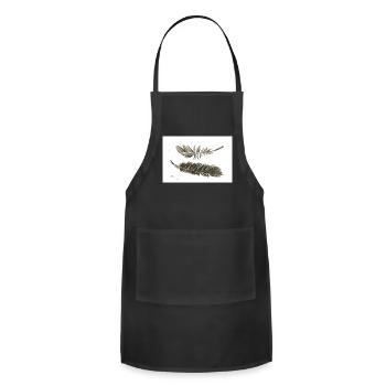 Poetic Feathers - Adjustable Apron - black - Front - Julia (174cm)