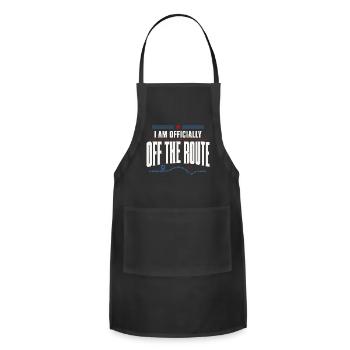 Mail Carrier Retirement Retired Mail Carrier - Adjustable Apron - black - Front - Julia (174cm)