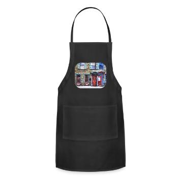 Jim Thorpe PA - Fancy Doors and Windows - Adjustable Apron - black - Front - Julia (174cm)