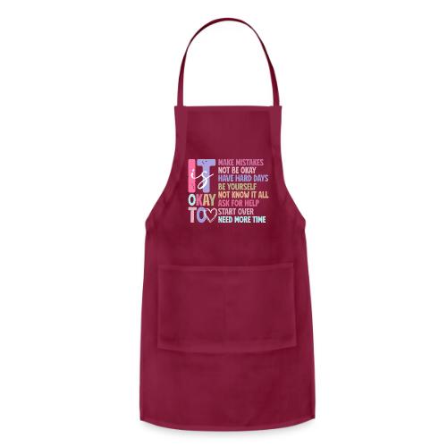 Harmony Collection - It s Okay To Make Mistakes - Adjustable Apron