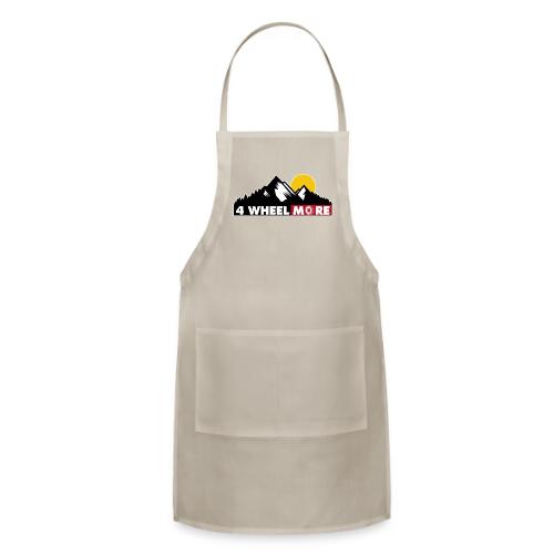 4 wheel More Logo - Adjustable Apron