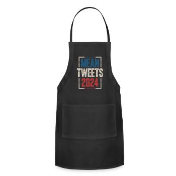 Mean Tweets 2024 - Adjustable Apron - black - Front - Julia (174cm)
