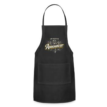 Announcer Definition - Adjustable Apron - black - Front - Julia (174cm)