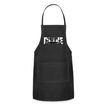 DRIVE - text cut-out design - Adjustable Apron - black - Front - Julia (174cm)