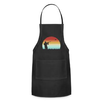 Trap Shooting Trap Shooter Silhouette - Adjustable Apron - black - Front - Julia (174cm)