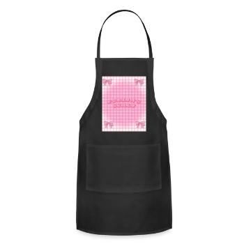 Feeling girly - Adjustable Apron - black - Front - Julia (174cm)