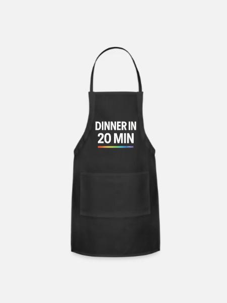 VARENO - Dinner in 20 min - Adjustable Apron - black