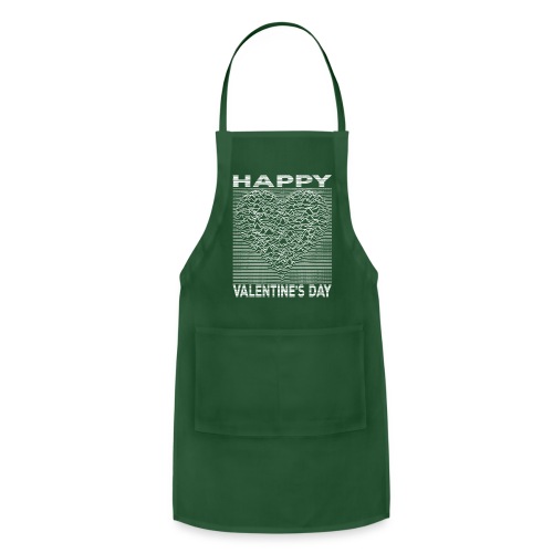 Love Lines Happy Valentines Day Heart - Adjustable Apron