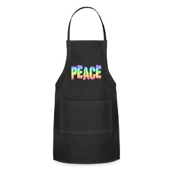 Pastel collection - Adjustable Apron - black - Front - Julia (174cm)