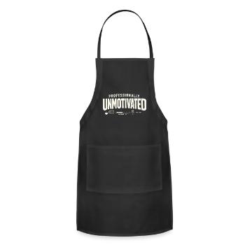Professionally Unmotivated - Adjustable Apron - black - Front - Julia (174cm)