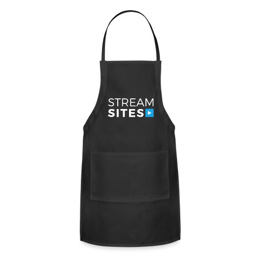 Stream Sites - Wordmark with Play Button - Adjustable Apron