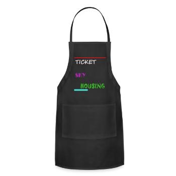 TICKET SKY HOUSING - Adjustable Apron - black - Front - Julia (174cm)