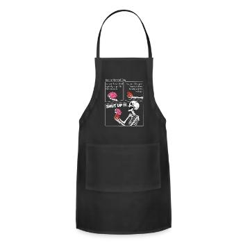 Just a Normal Day - Adjustable Apron - black - Front - Julia (174cm)